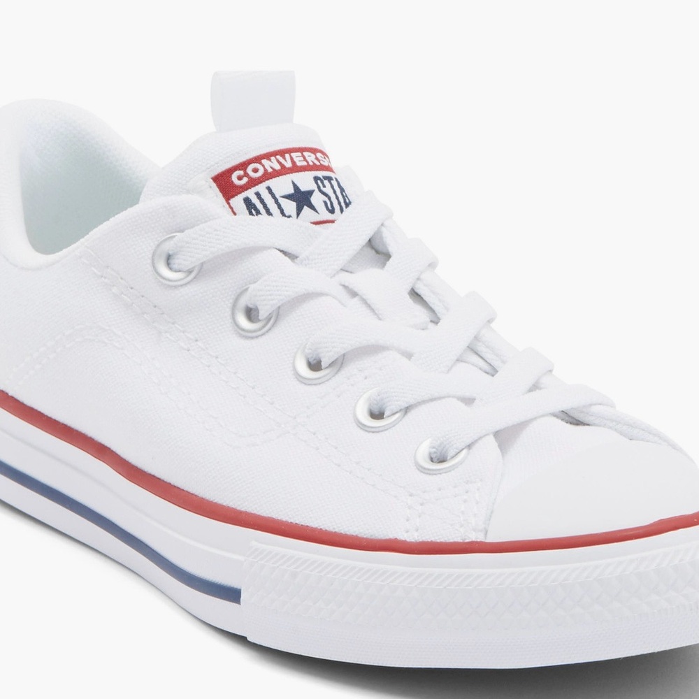 Converse NEW Kids White Chuck Taylor No Tie Unisex Sneakers